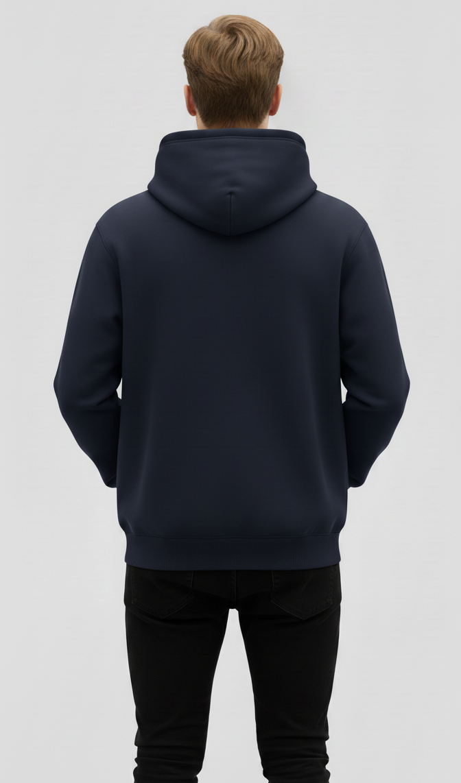 Plain Blue Hoodie